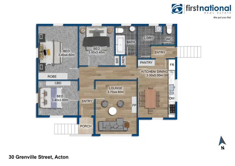 Floorplan of Homely house listing, 30 Grenville Street, Acton TAS 7320