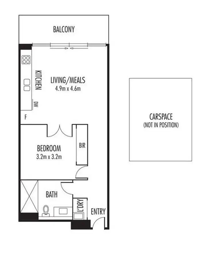 Floorplan of Homely apartment listing, 105/1C Berry Street, Essendon North VIC 3041