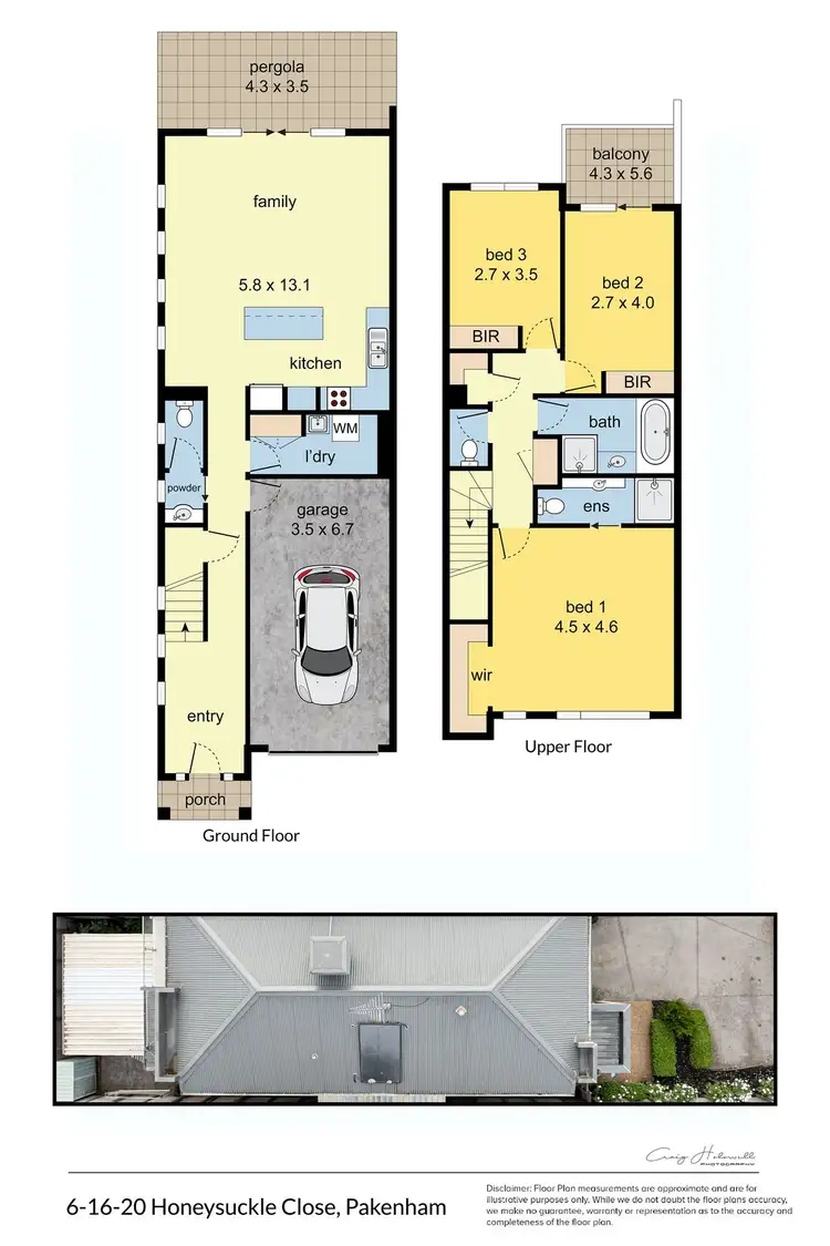 Floorplan of Homely townhouse listing, 6/16-20 Honeysuckle Close, Pakenham VIC 3810