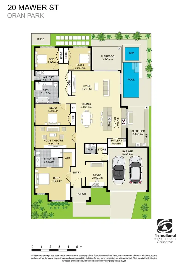 Floorplan of Homely house listing, 20 Mawer Street, Oran Park NSW 2570