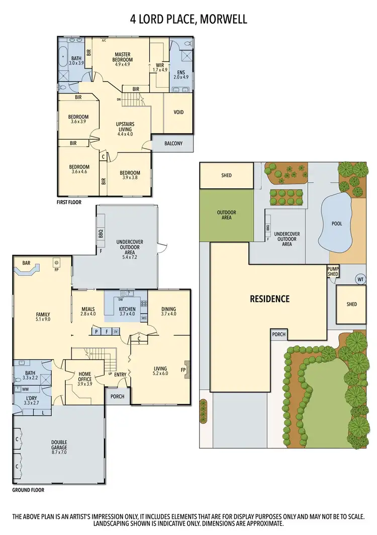 Floorplan of Homely house listing, 4 Lord Place, Morwell VIC 3840