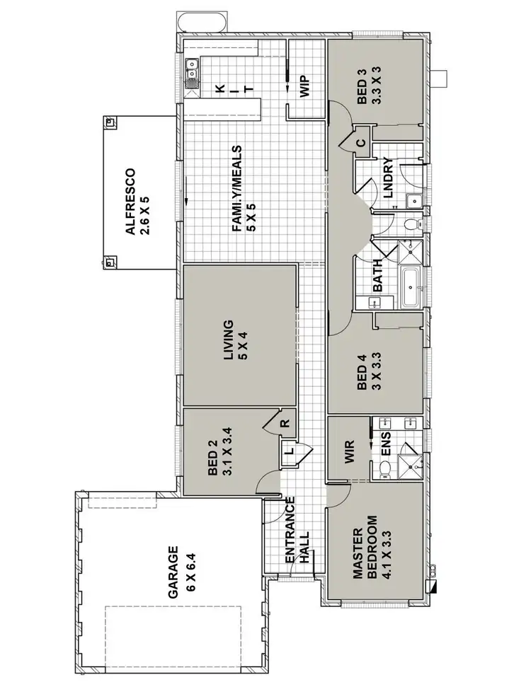 Floorplan of Homely house listing, 15 (L1524) Renoir Avenue, Pakenham VIC 3810