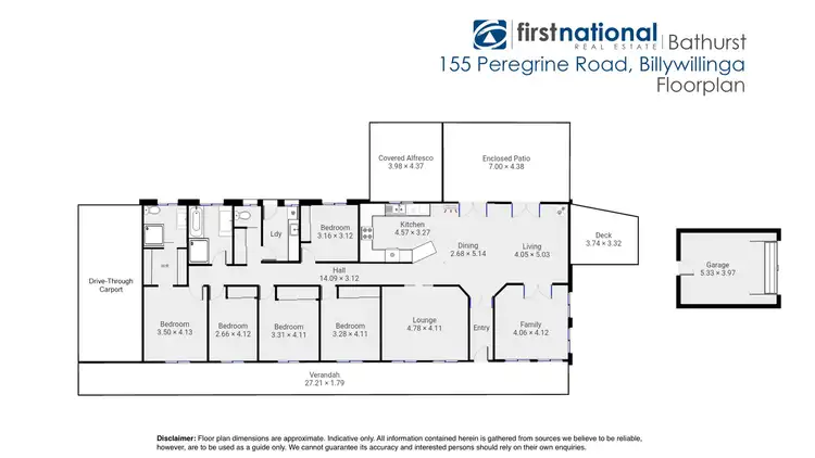 Floorplan of Homely house listing, 155 Peregrine Road, Billywillinga NSW 2795