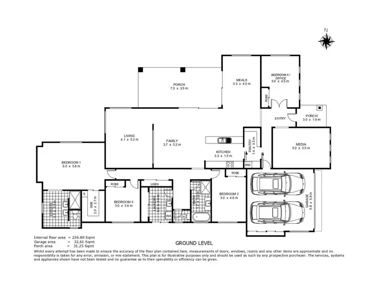 Floorplan of Homely house listing, 93 Kalimna Drive, Kleinton QLD 4352