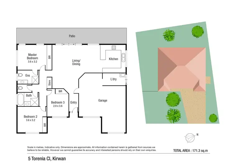 Floorplan of Homely house listing, 5 Torenia Close, Kirwan QLD 4817