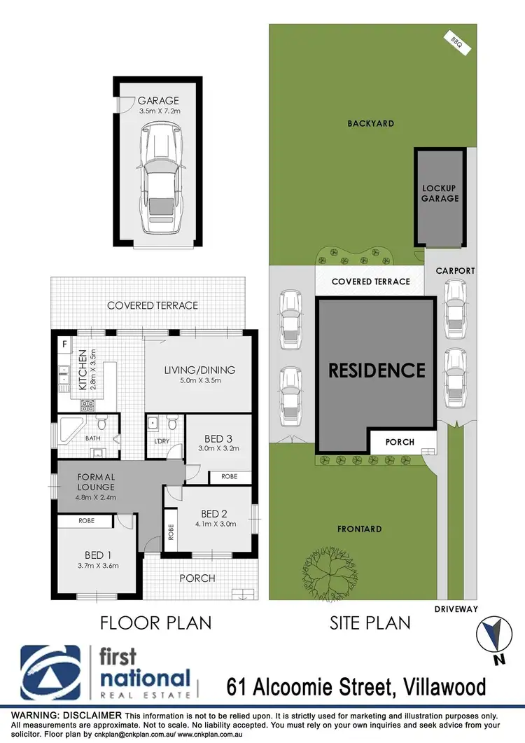 Floorplan of Homely house listing, 61 Alcoomie Street, Villawood NSW 2163