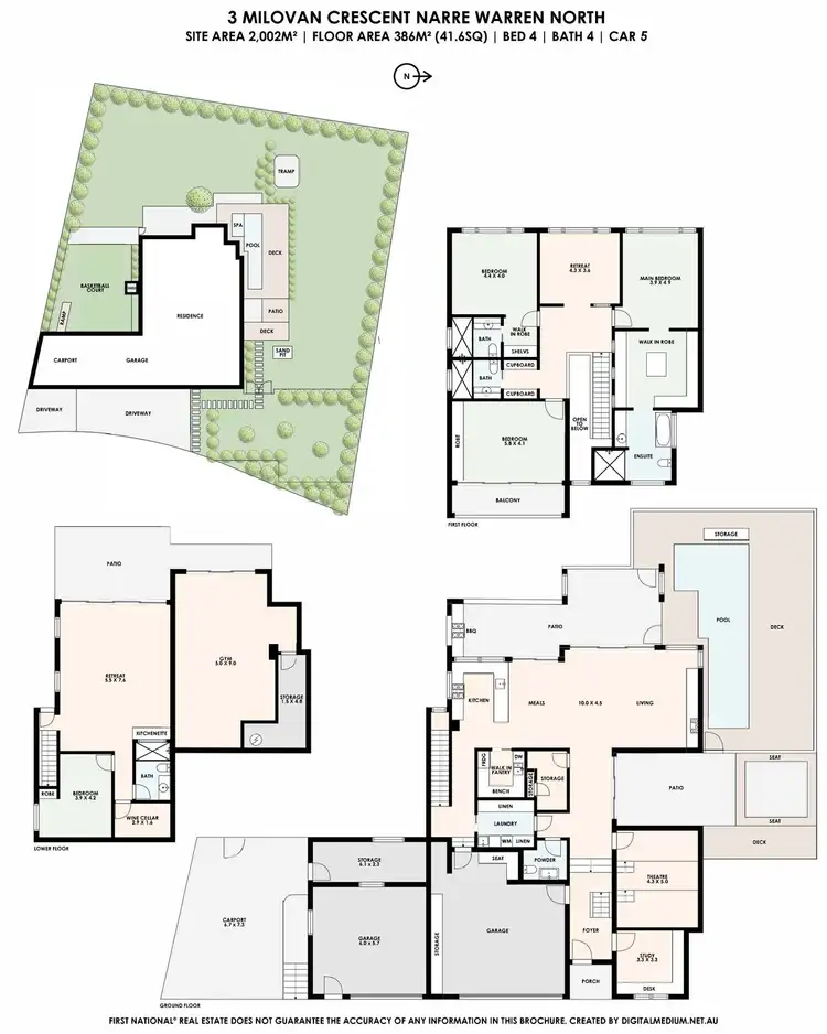 Floorplan of Homely rural property listing, 3 Milovan Crescent, Narre Warren North VIC 3804