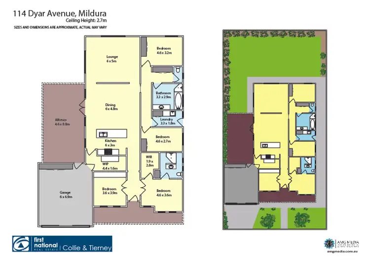Floorplan of Homely house listing, 114 Dyar Avenue, Mildura VIC 3500
