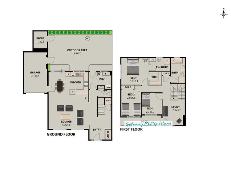 Floorplan of Homely townhouse listing, 5/14-16 Osbourne Avenue, Cowes VIC 3922