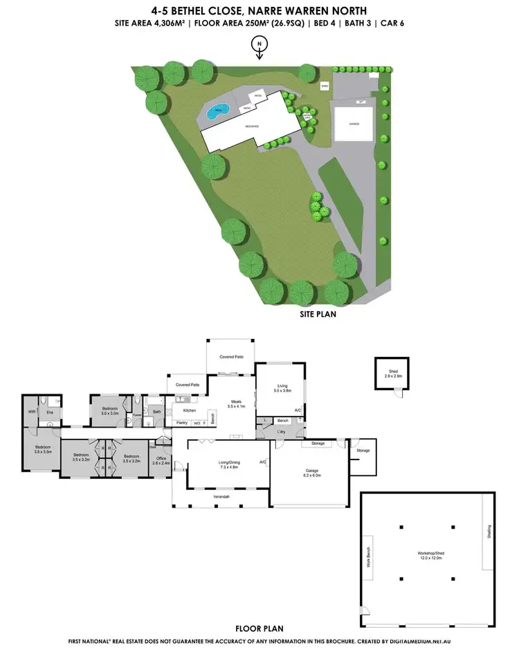 Floorplan of Homely rural property listing, 4-5 Bethel Close, Narre Warren North VIC 3804
