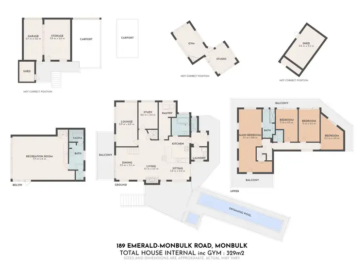 Floorplan of Homely house listing, 189 Emerald-Monbulk Road, Monbulk VIC 3793