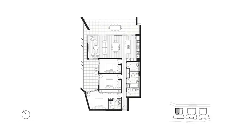 Floorplan of Homely apartment listing, 505/45 Honeysuckle Drive, Newcastle NSW 2300