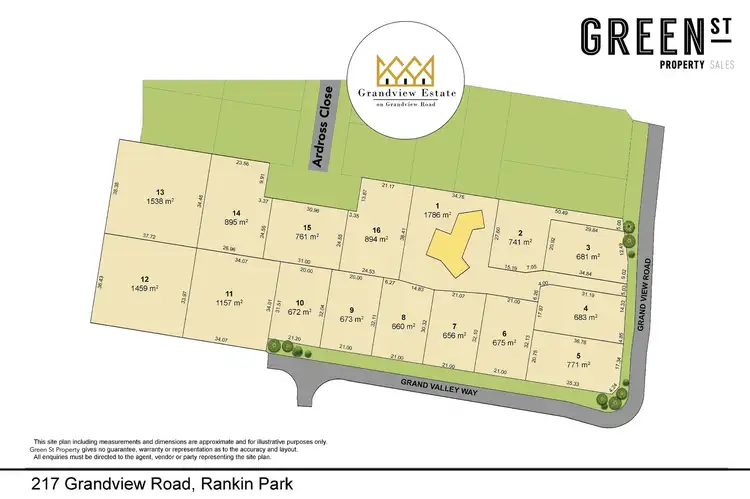 Floorplan of Homely land listing, 1/217 Grandview Road, Rankin Park NSW 2287