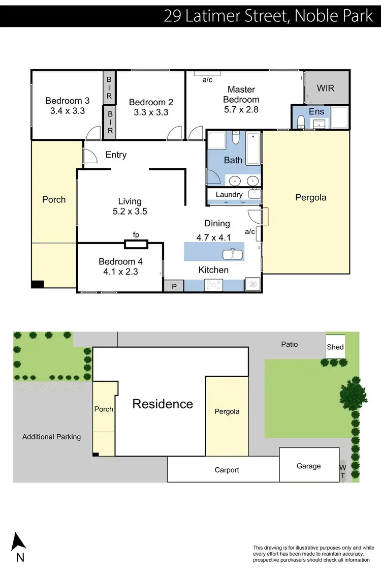 Floorplan of Homely house listing, 29 Latimer Street, Noble Park VIC 3174