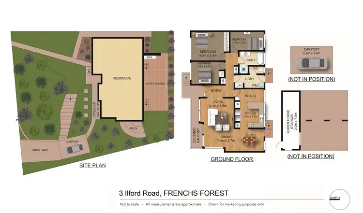 Floorplan of Homely house listing, 3 Ilford Road, Frenchs Forest NSW 2086