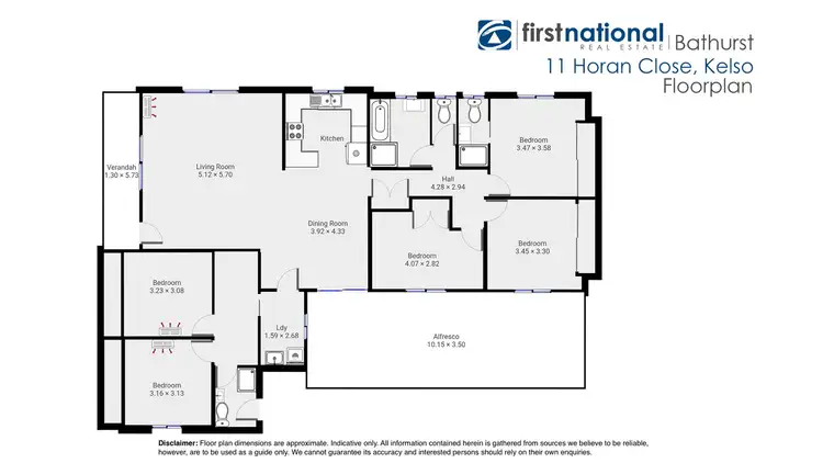 Floorplan of Homely house listing, 11 Horan Close, Kelso NSW 2795