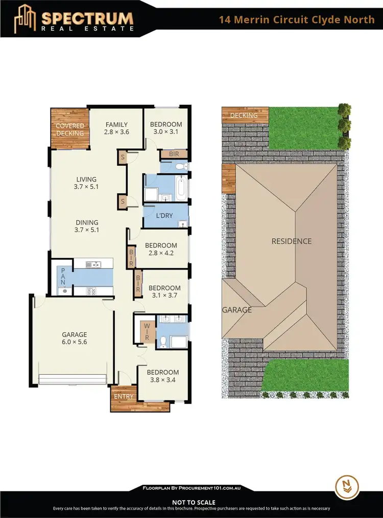 Floorplan of Homely house listing, 14 Merrin Circuit, Clyde North VIC 3978