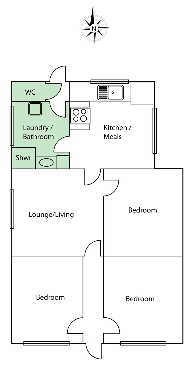 Floorplan of Homely house listing, 11 Laura Street, Brunswick VIC 3056