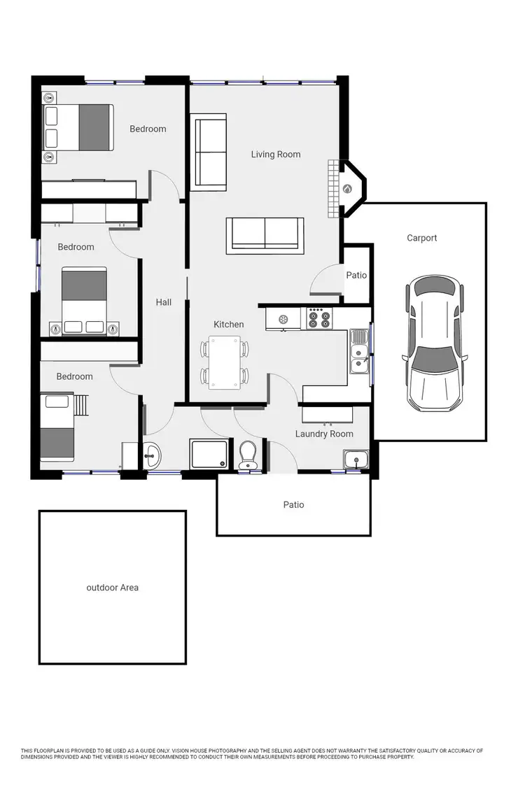 Floorplan of Homely house listing, 24 Commercial Street, Merbein VIC 3505