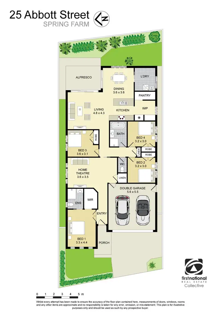 Floorplan of Homely house listing, 25 Abbott St, Spring Farm NSW 2570