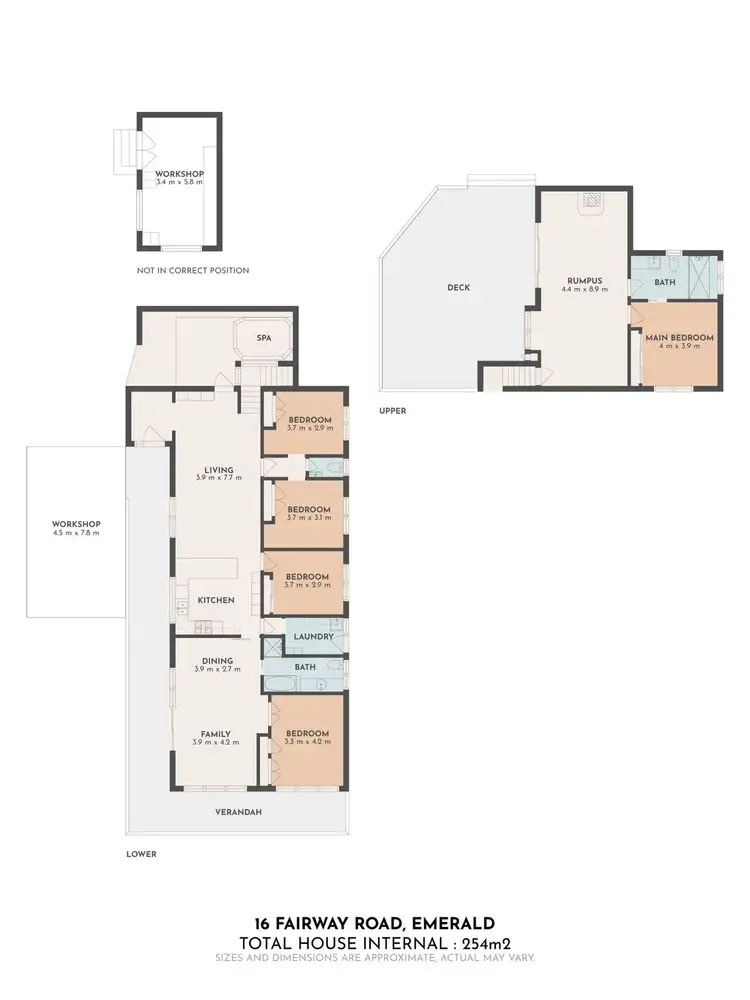 Floorplan of Homely house listing, 16 Fairway Road, Emerald VIC 3782