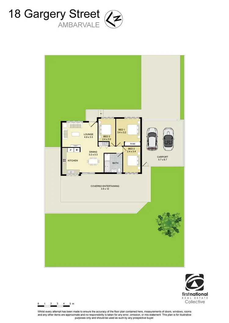Floorplan of Homely house listing, 18 Gargery Street, Ambarvale NSW 2560
