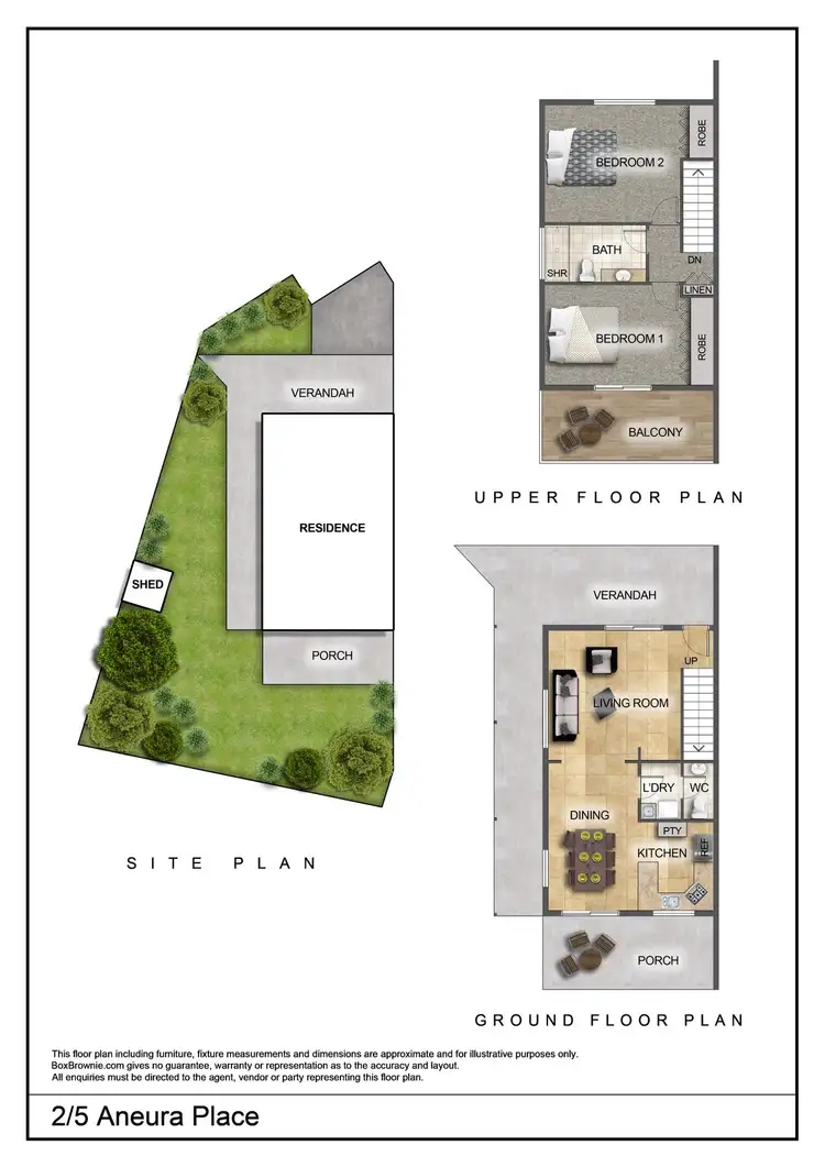Floorplan of Homely unit listing, 2/5 Aneura Place, Sadadeen NT 870