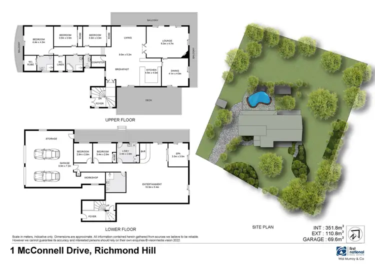 Floorplan of Homely house listing, 1 McConnell Drive, Richmond Hill NSW 2480