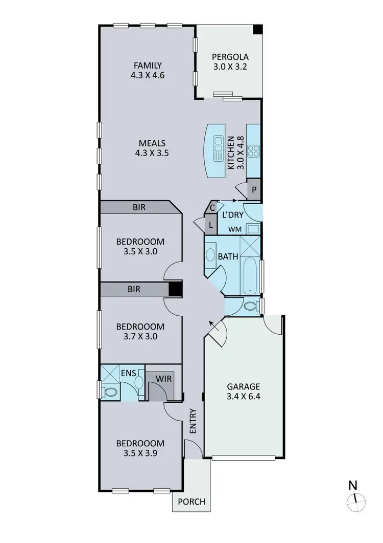 Floorplan of Homely house listing, 21 Cohens Way, Pakenham VIC 3810