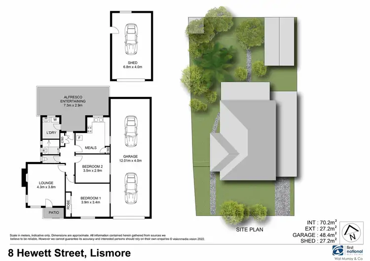 Floorplan of Homely house listing, 8 Hewett Street, Lismore NSW 2480