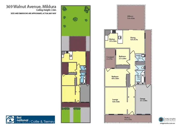 Floorplan of Homely townhouse listing, 369 Walnut Avenue, Mildura VIC 3500
