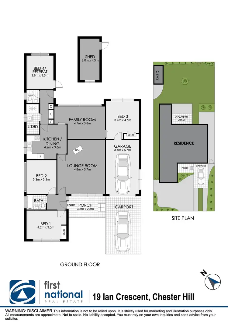 Floorplan of Homely house listing, 19 Ian Crescent, Chester Hill NSW 2162