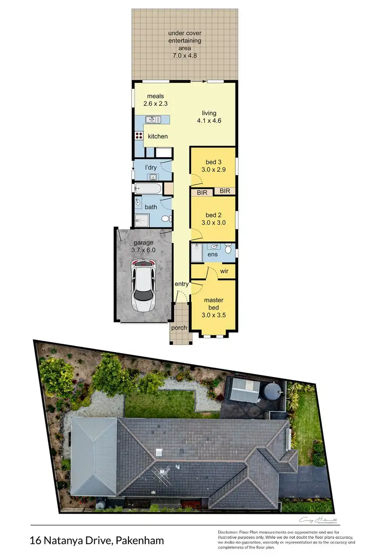 Floorplan of Homely house listing, 16 Natanya Drive, Pakenham VIC 3810