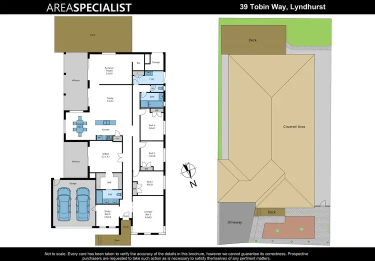 Floorplan of Homely house listing, 39 Tobin Way, Lyndhurst VIC 3975