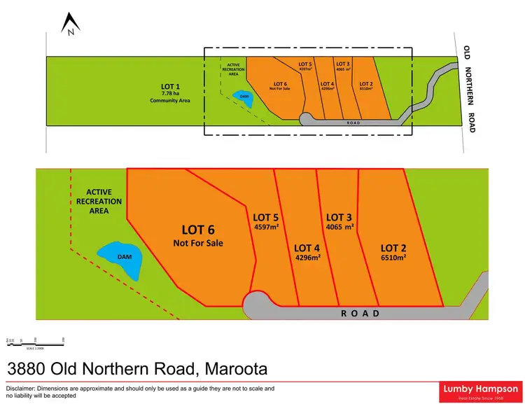 Floorplan of Homely land listing, Lot 3/3880 Old Northern Road, Maroota NSW 2756