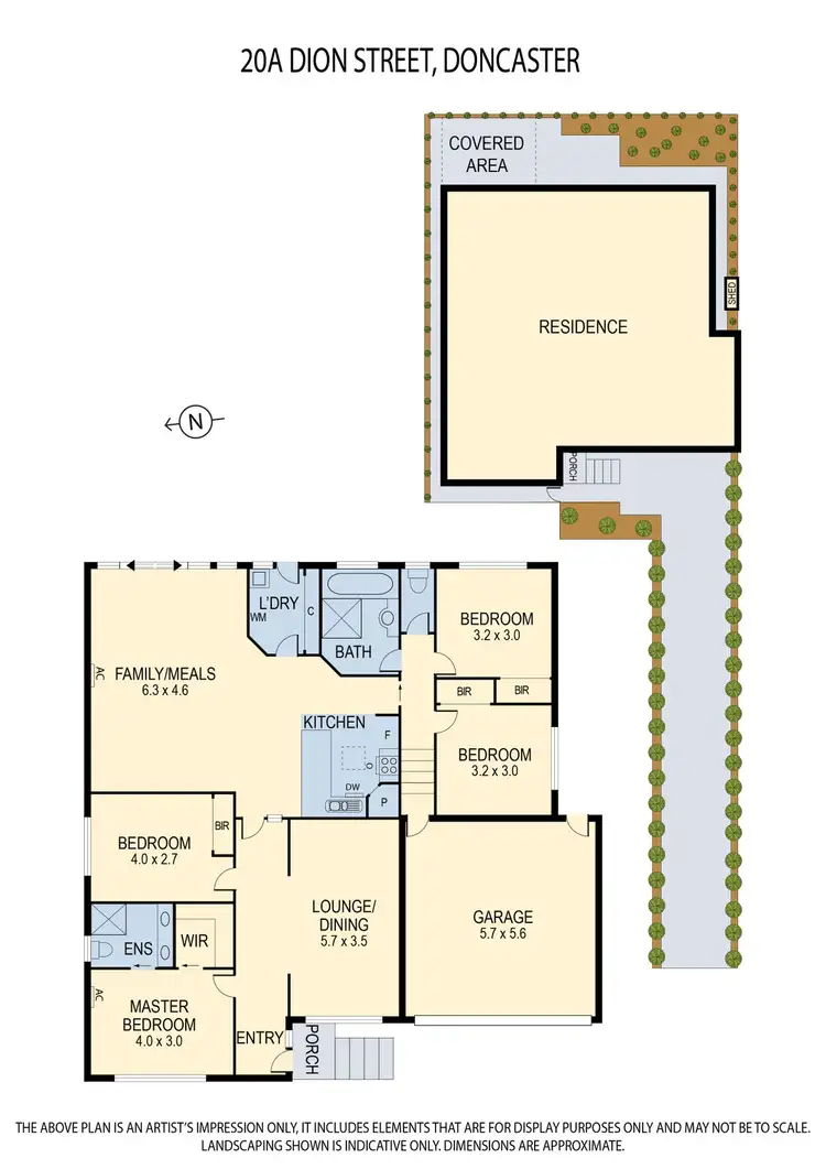 Floorplan of Homely house listing, 20A Dion Street, Doncaster VIC 3108