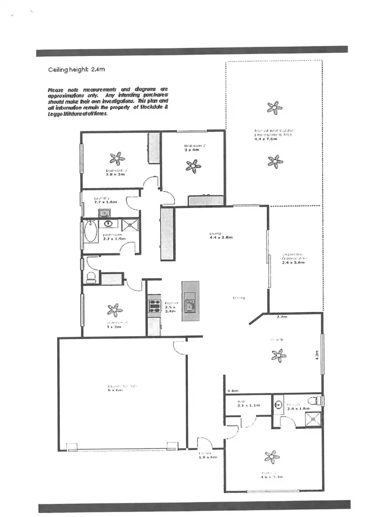 Floorplan of Homely house listing, 196 Adams Street, Wentworth NSW 2648