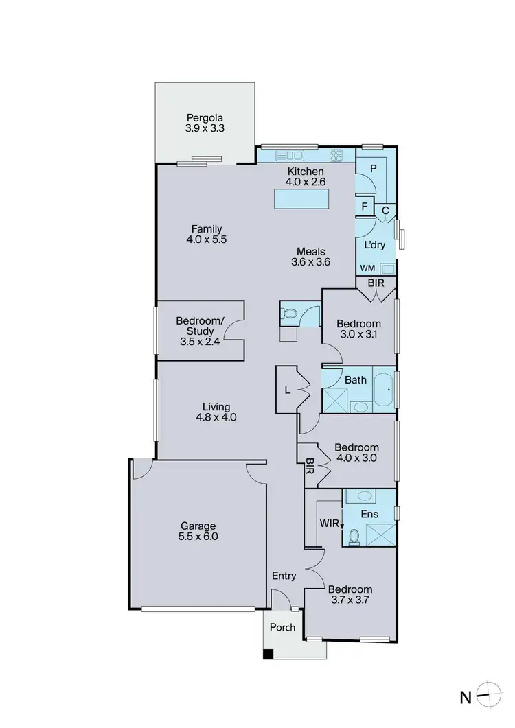 Floorplan of Homely house listing, 11 Cornflower Street, Pakenham VIC 3810
