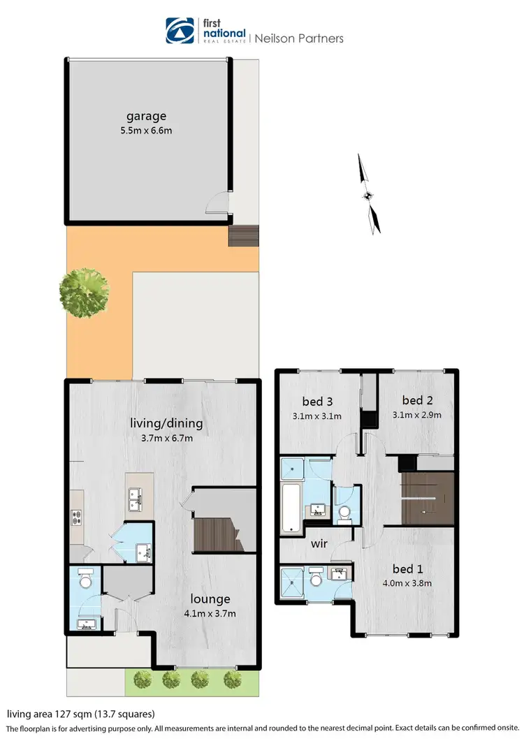 Floorplan of Homely townhouse listing, 17 Atlantic Drive, Pakenham VIC 3810