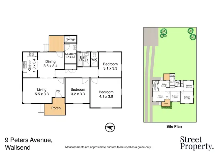 Floorplan of Homely house listing, 9 Peters Avenue, Wallsend NSW 2287