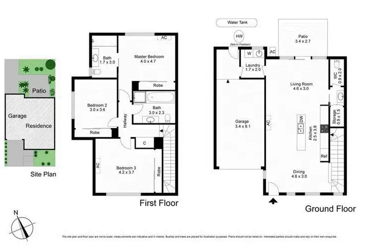 Floorplan of Homely townhouse listing, 35 Quarter Circuit, Springvale VIC 3171