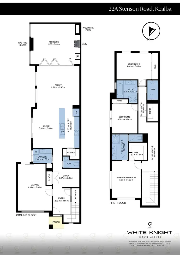 Floorplan of Homely house listing, 22A Stenson Road, Kealba VIC 3021
