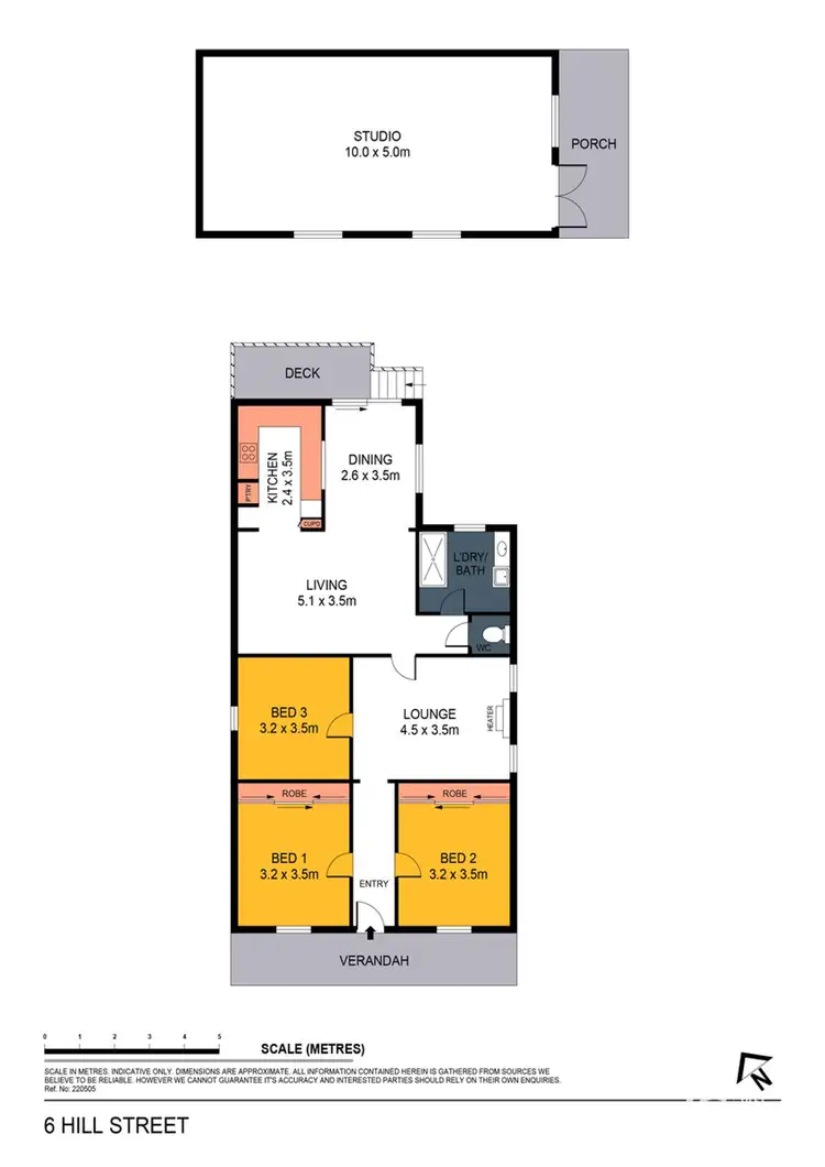 Floorplan of Homely house listing, 6 Hill Street, Bendigo VIC 3550