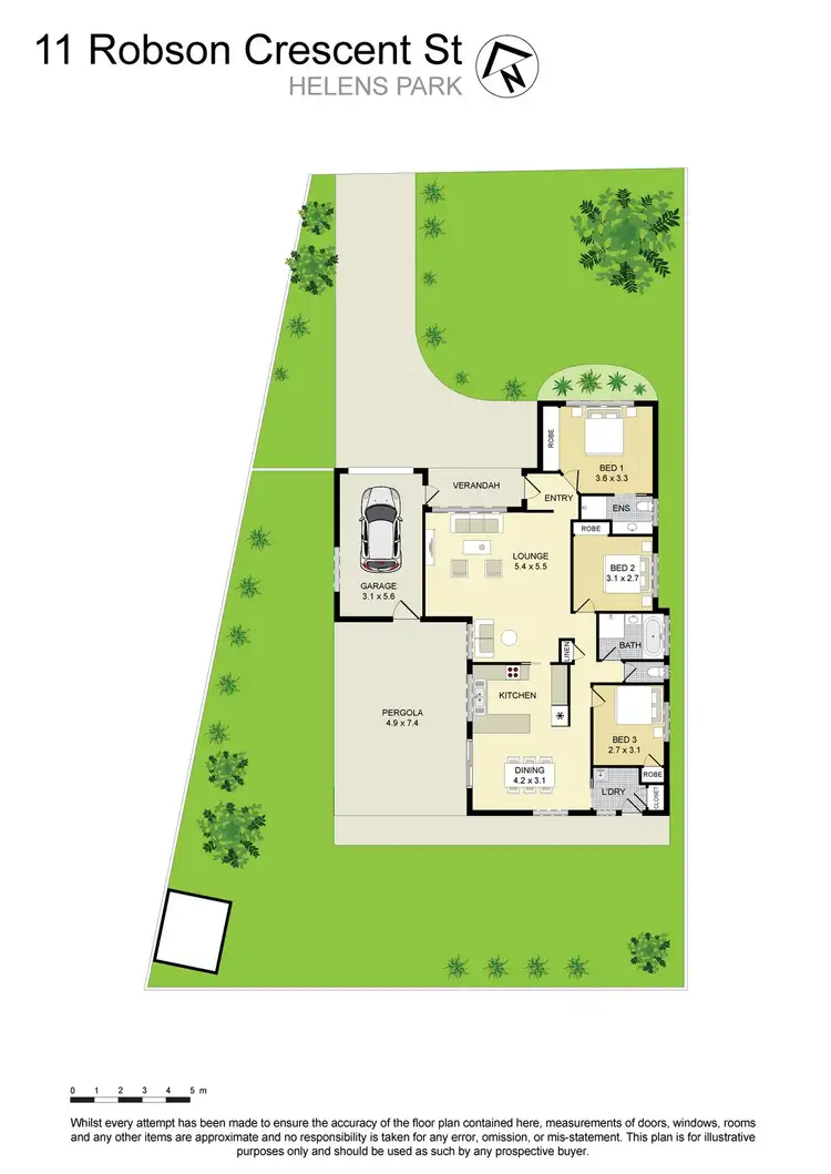 Floorplan of Homely house listing, 11 Robson Crescent, St Helens Park NSW 2560