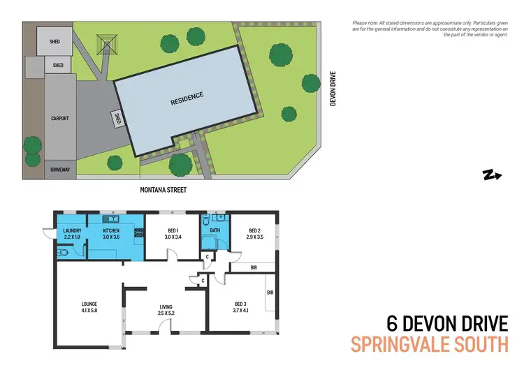 Floorplan of Homely house listing, 6 Devon Drive, Springvale South VIC 3172