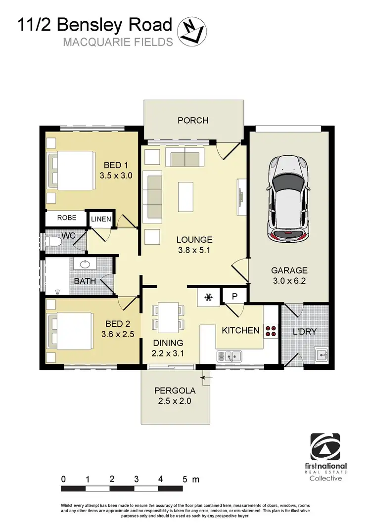 Floorplan of Homely villa listing, 11/2 Bensley Road, Macquarie Fields NSW 2564