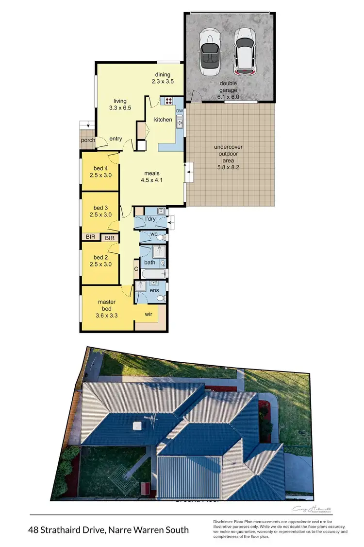 Floorplan of Homely house listing, 48 Strathaird Drive, Narre Warren South VIC 3805