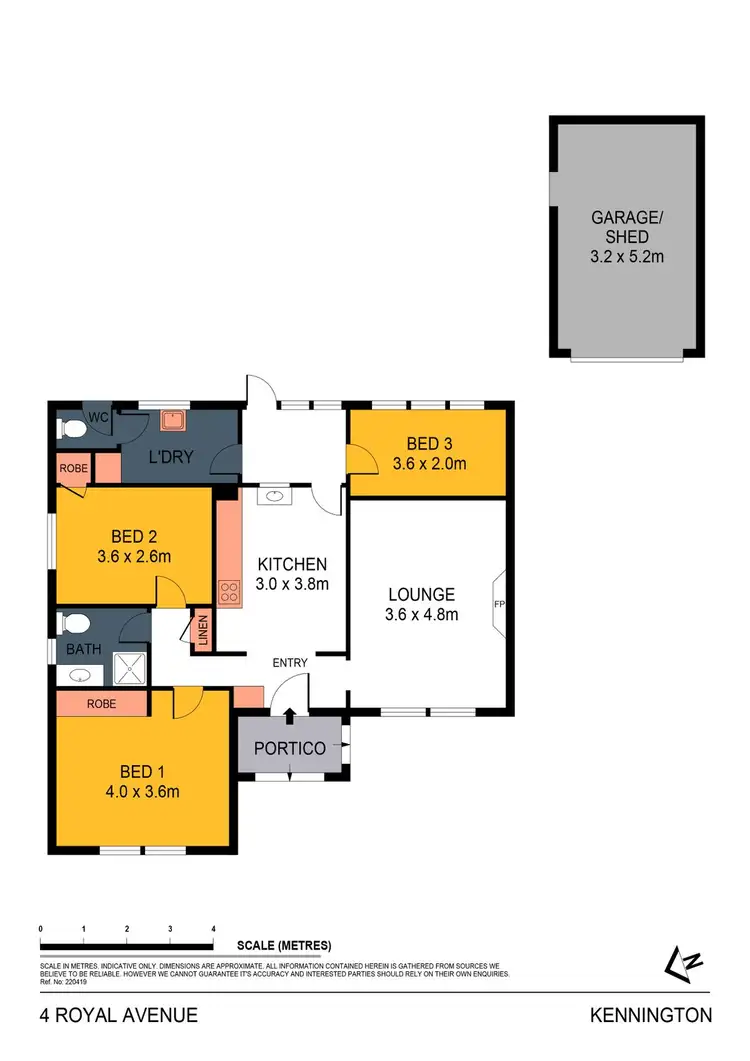 Floorplan of Homely house listing, 4 Royal Avenue, Kennington VIC 3550