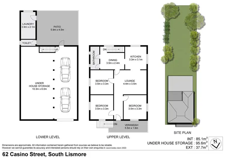 Floorplan of Homely house listing, 62 Casino Street, South Lismore NSW 2480