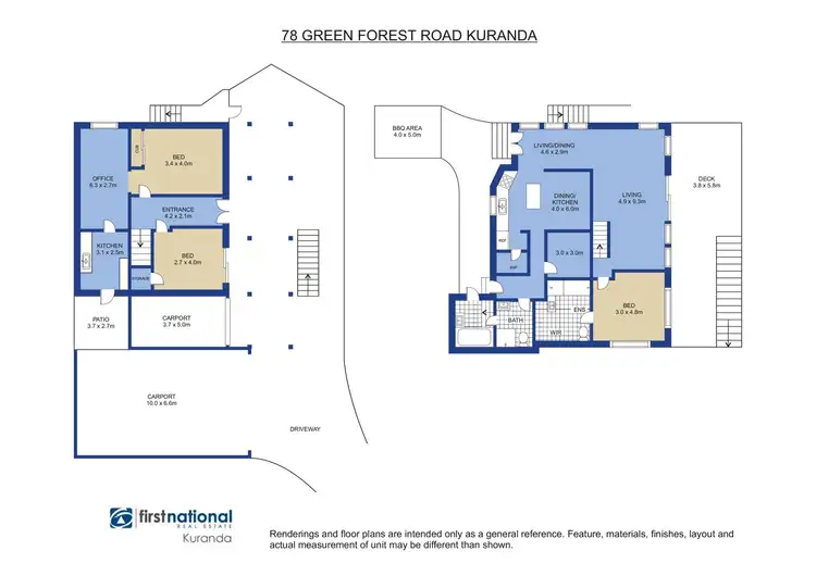 Floorplan of Homely house listing, 78 Green Forest Road, Kuranda QLD 4881